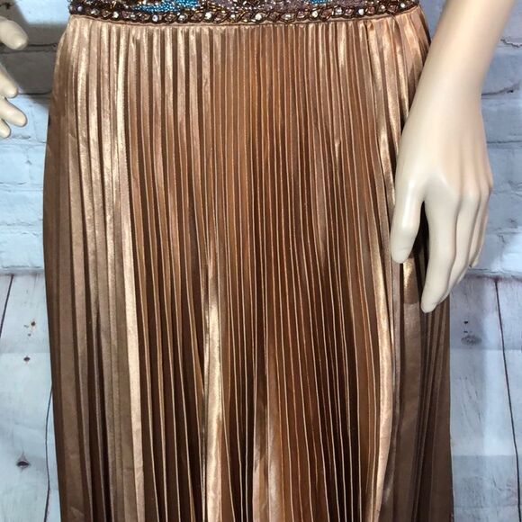 Camille La Vie Animal Print Beaded Evening Gown 8 - Picture 5 of 16